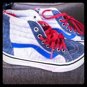 Vans hi top tennis shoes